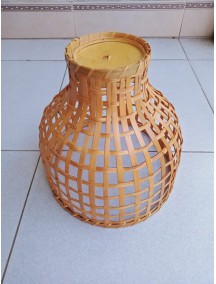 Đèn mây tre đan hình lọ mực f10.25h25