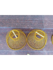Đèn mây tre đan tăm (không giấy)