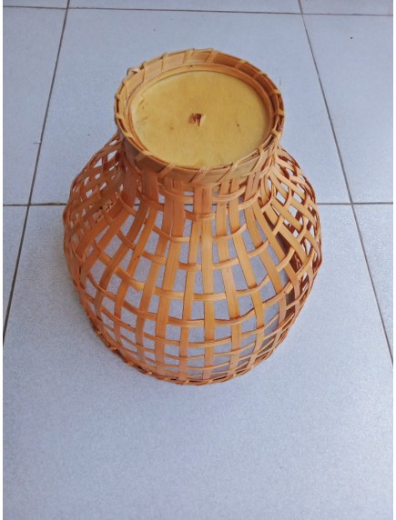 Đèn mây tre đan hình lọ mực f10.25h25