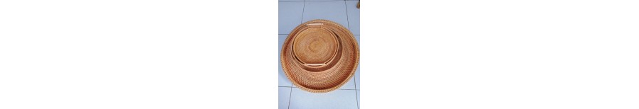 Mâm-khay mây đan Mâm-khay mây đan