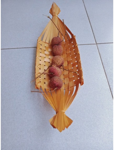 Thuyền mây tre đan D35 R12
