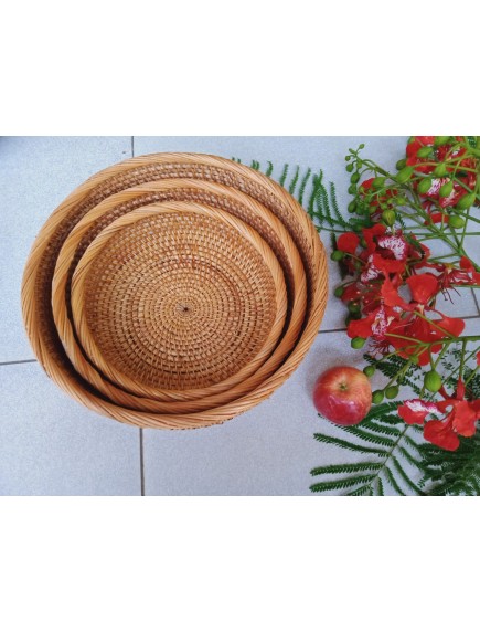 Rổ mây tre đan