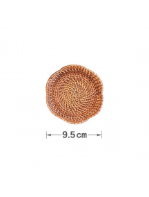 Đế lót ly mây đan d-9.5cm